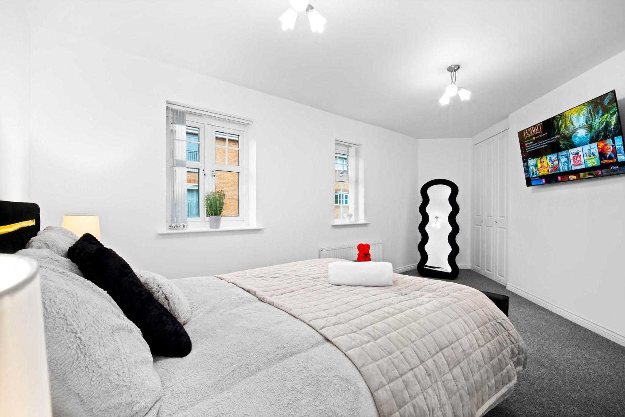 Harmony House 3 Bedroom New Build For Families, Contractors, Black Country Museum Sleeps 6 Tipton Bagian luar foto